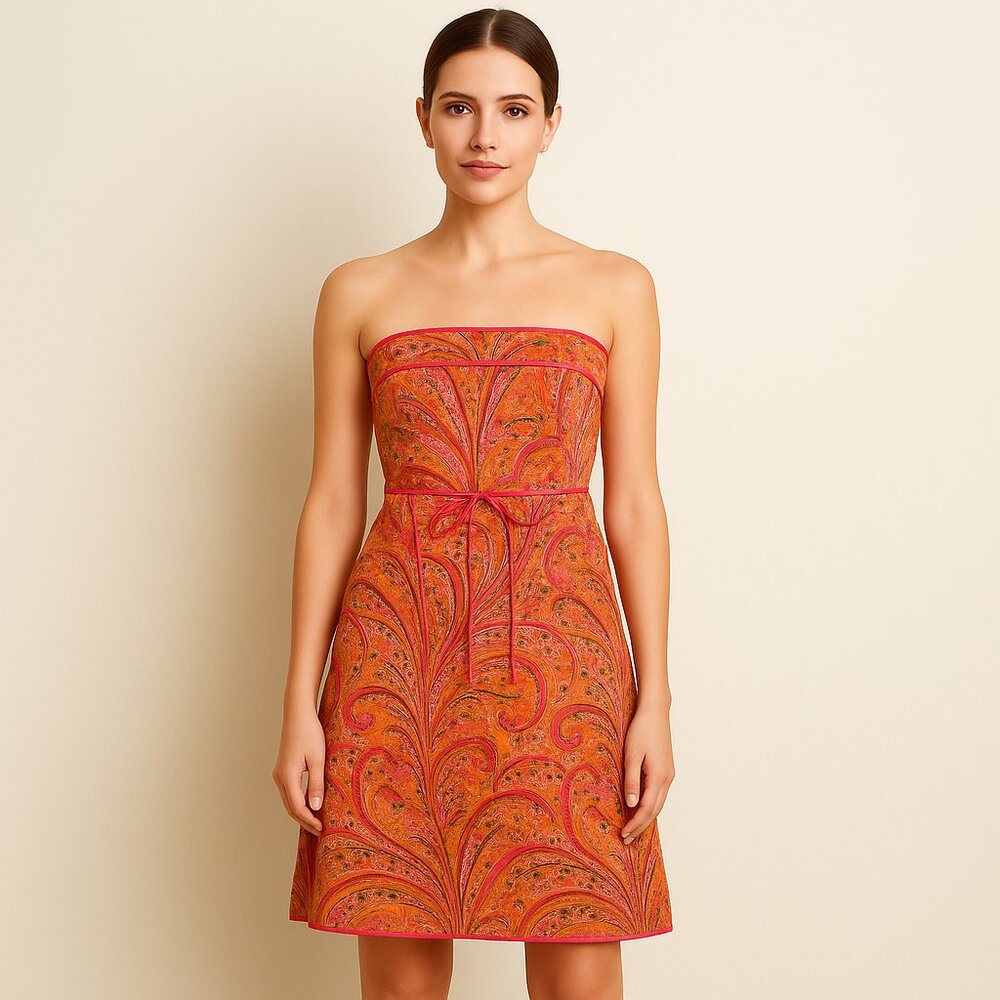 J.Crew Strapless Corset-Style Empire Waist Dress – Size 4